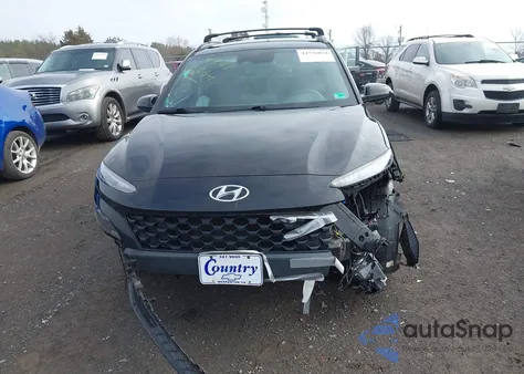 2022 Hyundai Kona Sel from USA, damaged, VIN KM8K6CABXNU760795